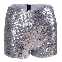 Silver hot sale sequin shorts