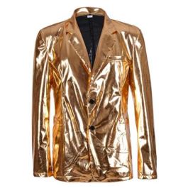 Metallic on sale gold windbreaker