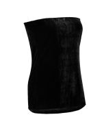 Black Velvet Strapless Top.  These black velvet strapless tops make great festival wear for your funky festival outfit  Pretty little thing.  