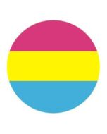 Pansexual Pride 2.5cmBadge LGBTQ+ Gay Pride Badges