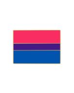 Bisexual Pride Rectangular Badge LGBTQ+ Badge