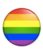 Small Rainbow Gay Pride Pin Badge LGBTQ+ Badges,