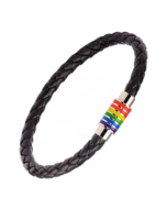 Gay Pride Magnetic Bracelet With Rainbow Clasp LGBTQ+