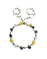 Non Binary Pride Flower GArland Crown LBTQ+  Accessories