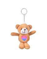 Bisexual Pride Teddy Bear Keyring LGBTQ+ Accessories