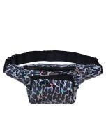 Shiny snake print holographic bum bag with adjustable strap and pockets.  These shiny snake print bumbags make great festival wear to compliment your funky festival outfit.  Pretty little thing