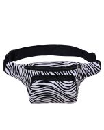 PU zebra print bum bag with adjustable strap and pockets.  These funky zebra print bum bags make great festival wear to compliment your funky festival outfit.   Pretty little thing.