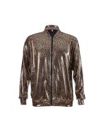 Shiny Holographic Leopard Print Bomber Jacket.  These shiny holographic leopard print bomber jackets make great festival wear for your funky festival outfit Pretty little thing