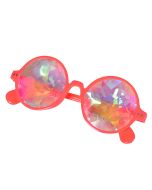 Neon Orange Kaleidoscope Glasses With Prism Lenses.  These kaleidoscope glasses make a great festival wear accessory to your funky festival outfit. Pretty little thing.