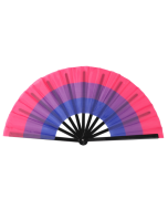 Bisexual Pride Extra Large 33cm Cracking Fan LGBTQ+ Fan