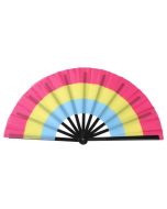 Pansexual Pride Extra LArge 33cm Cracking Fan LGBTQ+ Fan