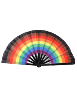 New 8 Colour Gay Pride LGBTQ+ Extra Large 33cm Cracking Fan