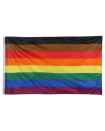 New 8 Colour Gay Pride LGBTQ+ Flag 3FT x 5ft Pride Flag