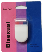 Bisexual Pride Stripy Face Paint Gay Pride Festival Face Paint