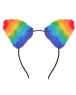 Rainbow Gay Pride Animal Ears Headband LGBTQ+ Accessories