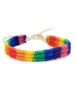 Rainbow Gay Pride Friendship Bands LGBTQ+ Accessories