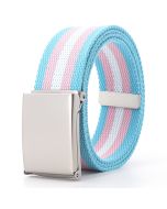 Transgender Pride Webbing Belt High Quality LGBTQ+ Belt