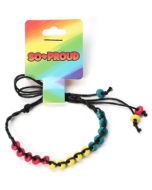 Pansexuall Pride Ceramic Beaded Bracelet LGBTQ+ Accessories