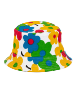 Flower Power Sun Hat, Bucket Hat, Festival Hat