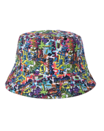 Cartoon Print Festival Bucket Hat Rave Hat Sun Hat