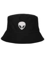 Black Alien Bucket Hat Alien Festival Hat Rave Hat Sun Hat