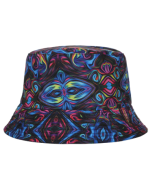 Symmetrical Print Festival Hat Bucket Hat Rave Hat Sun Hat