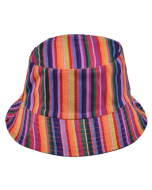 Multi Coloured Hippy Festival Bucket Hat Sun Hat Rave Hat