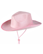 Baby Pink Cowboy Hat GAy Pride Festival Cowboy Hat