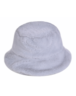 Grey faux fur soft, warm and fluffy bucket hat or festival hat.  Nice warm festival hat for those chilli festival evenings.  Many colours of fluffy bucket hats available as well as matching bags