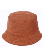 Brown Corduroy Bucket Hat Sun Hat Festival Hat