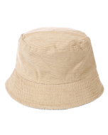 Beige Corduroy Bucket Hat Corduroy Festival Hat