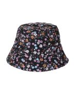 Black Floral Ladies Sun Hat Festival Hat