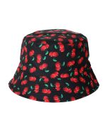 Cherry Print Bucket Hat Festival Hat Sun Hat Rave Hat