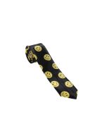 Smiley Face Print Necktie Festival Accessories