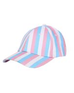 Transgender Pride corduroy baseball cap, ideal for Gay Pride festivals or everyday use.  Also available rainbow pride, bisexual pride and lesbian pride corduroy baseball caps.