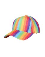 Rainbow Gay Pride Corduroy Baseball Cap, Gay Pride Accessories.