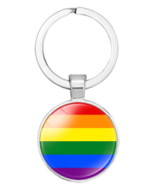 Gay Pride rainbow Keyring LGBTQ+ Keyrings and Accessories.