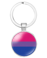 Bisexual Pride Keyring LGBTQ+ Accessories