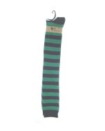 Long Stripy welly socks.  Over the knee welly socks in green and black.  Ideal for muddy festivals to stop your legs rubbing.  Great festival wear to complete your festival outfit.  Pretty little thing.