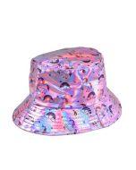 shiny bucket hat holographic bucket hat festival bucket hat