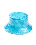 Turquoise Shiny Bucket Hat