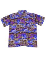 Classic retro Hawaiian shirt with purple flamingos.  Cool comfortable retro Hawaiian shirts, great festival wear or holiday wear. Sizes small to 4XL.  Pretty little thing.