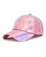 Shiny Pink Baseball Cap