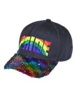 Gay Pride Sequin Baseball Cap