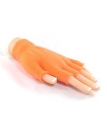 Neon orange gloves