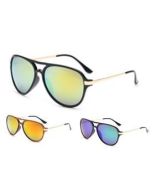 Men's aviator sunglasses with various coloured lenses.  These men's aviator sunglasses make a great festival wear accessory to your funky festival outfit. Pretty little thing.