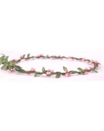 Pink berry head garland