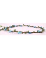 Turquoise berry head garland