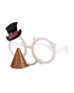 Novelty Christmas sunglasses.  These novelty Christmas sunglasses make a great secret santa gift. Pretty little thing.