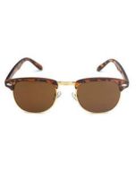 Tortoiseshell Clubmaster style sunglasses with brown lens.  These Clubmaster style sunglasses make a great festival wear accessory to your funky festival outfit. Pretty little thing.